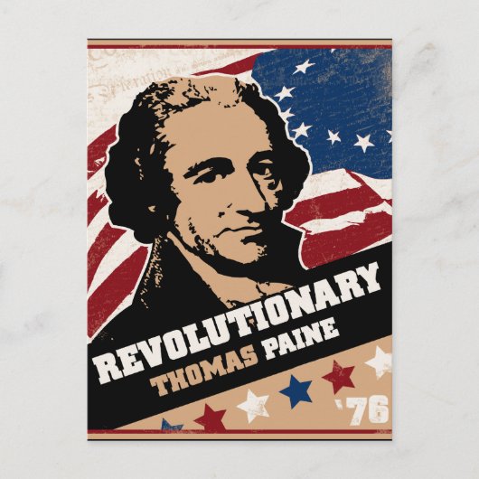 Thomas Paine Revolutionalのはがき ポストカード (正面)