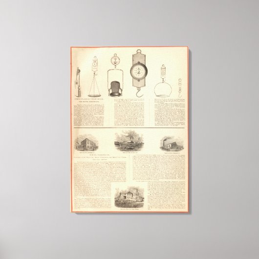 Thomas S Morton、製造元Morris キャンバスプリント (正面)