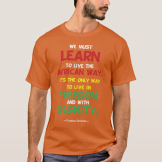THOMAS SANGKARA Quote girl Tシャツ