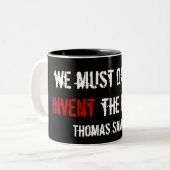 Thomas Sankara Black/White/Red Mug ツートーンマグカップ (正面左)