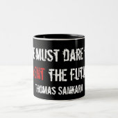 Thomas Sankara Black/White/Red Mug ツートーンマグカップ (中央)