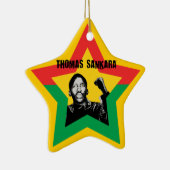 Thomas Sankara Burkina Fasso Star Xmas Ornament セラミックオーナメント (右)