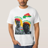 Thomas Sankara & Ibrahim Traore T-shirt Tシャツ (正面)