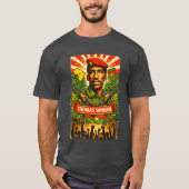 Thomas Sankara Revolutionary Shirt Pan-African tee Tシャツ (正面)