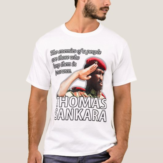 Thomas Sankara The Enemies Premium Tシャツ (正面)