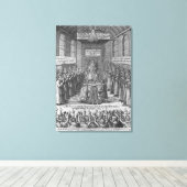 Thomas Scottによる'Vox Regis'への先駆け キャンバスプリント (インサイチュ (ウッドフロア))