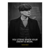 Thomas Shelby quotes Glossy Poster ポスター (正面)