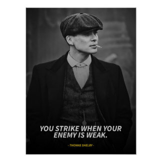 Thomas Shelby quotes Glossy Poster ポスター
