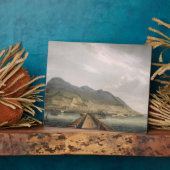 Thomas Sutherland fが刻んだジブラルタルの眺め フォトプラーク (側面)