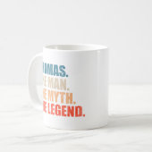 Thomas The Man The Myth The Legend コーヒーマグカップ (正面左)