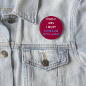 ThomasAlexCooper、3x Name3xリーダー 缶バッジ (インサイチュ)