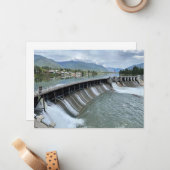 Thompson Falls Dam ノートカード (正面/裏面インサイチュ)