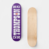 THOMPSON KC JMTSkateboard, 7¾" デッキ (正面)