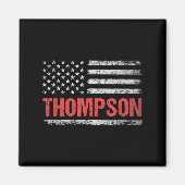 Thompson Name American Flag - Thompson Last Name  マグネット (正面)