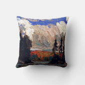 Thomson - Black Spruce in Autumn クッション (裏面)