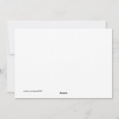 Thomson - Black Spruce in Autumn シーズンカード (裏面)