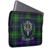 Thomson Scottish Clan Tartan and Crest  ラップトップスリーブ (正面右)