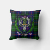 Thomson Scottish Clan Tartan & Crest クッション (裏面)