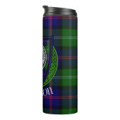 Thomson Scottish Clan Tartan & Crest タンブラー (回転右)