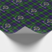 Thomson Scottish Clan Tartan & Crest ラッピングペーパー (角)
