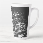 Thor — Storm‑Hammered God of Thunder カフェラテマグ (右)