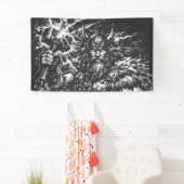 Thor — Storm‑Hammered God of Thunder 横断幕 (インサイチュ)