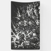 Thor — Storm‑Hammered God of Thunder 横断幕 (縦)