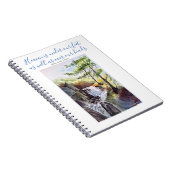 Thoreauのインスピレーションの引用文の芸術のノート ノートブック (右側)