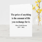 Thoreauの引用文6a カード (黄色い花)