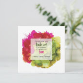 Thoreau Inspirational Quote Greeting Card カード (スタンド正面)