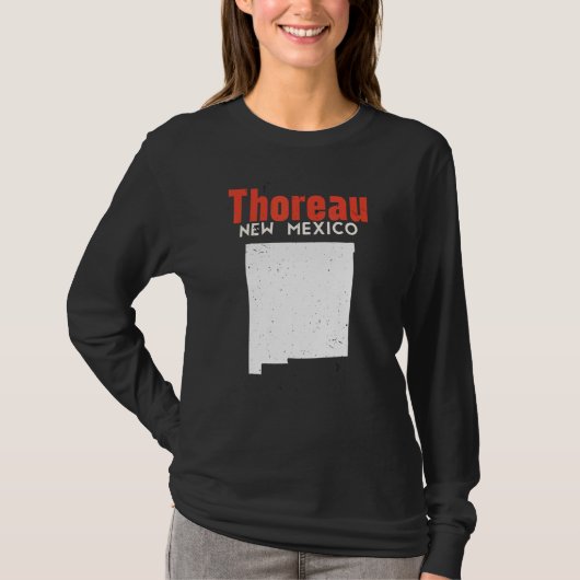Thoreau USA State America Travel New Mexican New M Tシャツ (正面)