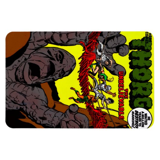 "THORG" クラシック・コミック・マグネット マグネット (横)