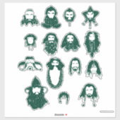 THORIN OAKENSHIELD™と会社毛髪 シール (シート)