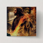 THORIN OAKENSHIELD™とEreborのBILBO BAGGINS™ 缶バッジ (正面)