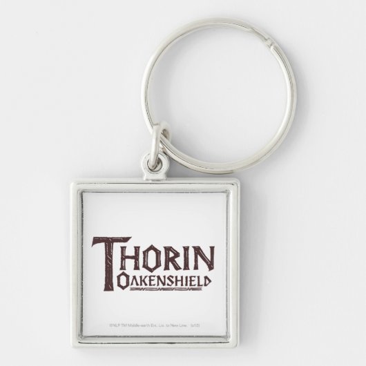 THORIN OAKENSHIELD™ロゴブラウン キーホルダー (正面)