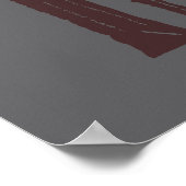 THORIN OAKENSHIELD™ロゴブラウン ポスター (角)