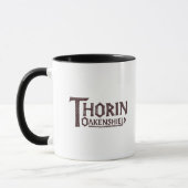 THORIN OAKENSHIELD™ロゴブラウン マグカップ (左)