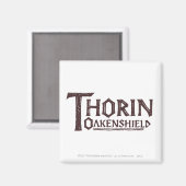 THORIN OAKENSHIELD™ロゴブラウン マグネット (正面/裏面)