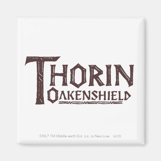 THORIN OAKENSHIELD™ロゴブラウン マグネット (正面)