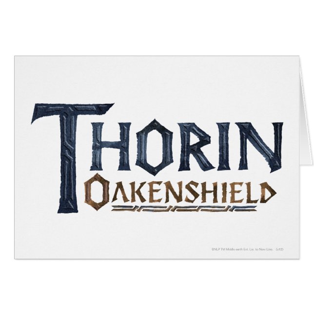 THORIN OAKENSHIELD™ロゴブルー (正面横)