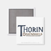 THORIN OAKENSHIELD™ロゴブルー マグネット (正面/裏面)