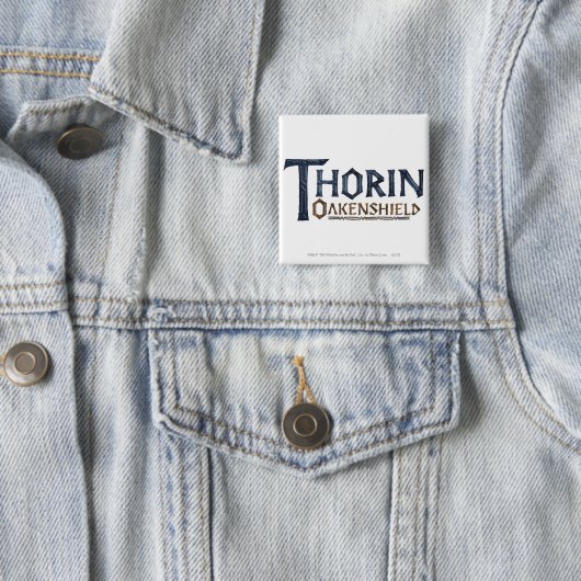 THORIN OAKENSHIELD™ロゴブルー 缶バッジ (インサイチュ)