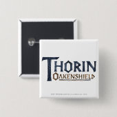 THORIN OAKENSHIELD™ロゴブルー 缶バッジ (正面&裏面)