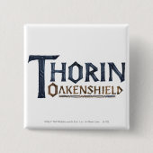 THORIN OAKENSHIELD™ロゴブルー 缶バッジ (正面)