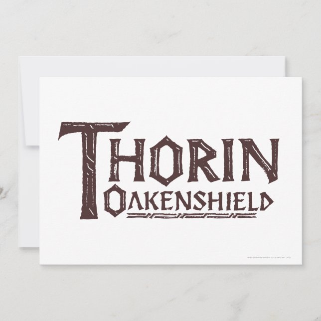 THORIN OAKENSHIELD™ロゴ（茶） (正面)