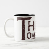 THORIN OAKENSHIELD™ロゴ（茶） ツートーンマグカップ (左)