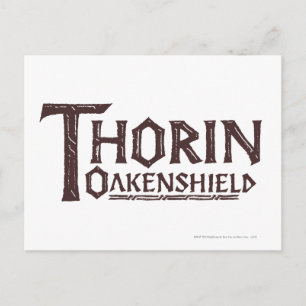 THORIN OAKENSHIELD™ロゴ(茶) ポストカード
