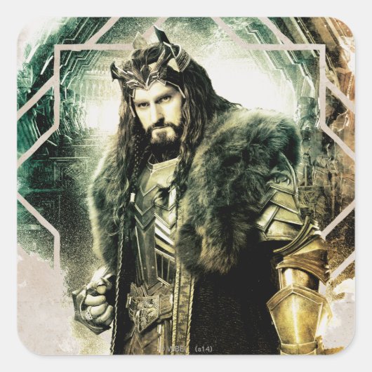 THORIN OAKENSHIELD™ – 山の下の王 スクエアシール (正面)