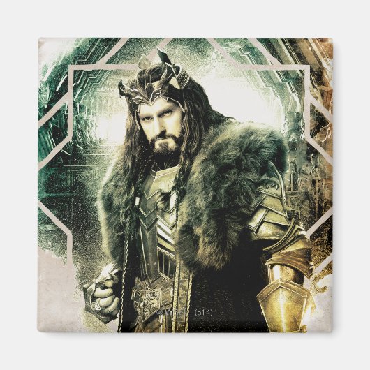 THORIN OAKENSHIELD™ – 山の下の王 マグネット (正面)