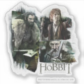 THORIN OAKENSHIELD™、BILBO BAGGINS™、Gandalf Art シール (正面)